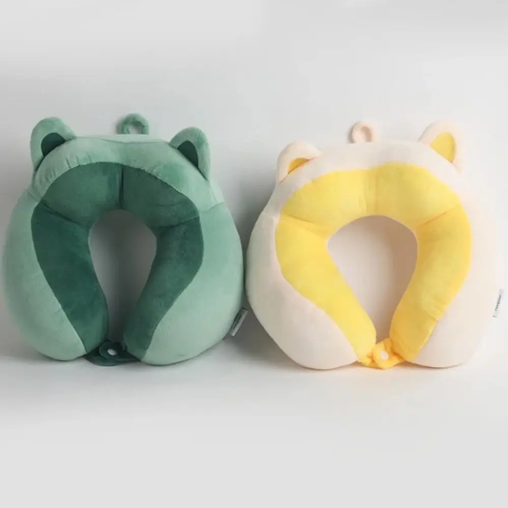 

Slow Rebound Travel Neck Pillow Ergonomic Portable Sleep Camping Pillow Detachable Breathable U-shaped Pillow School/Office