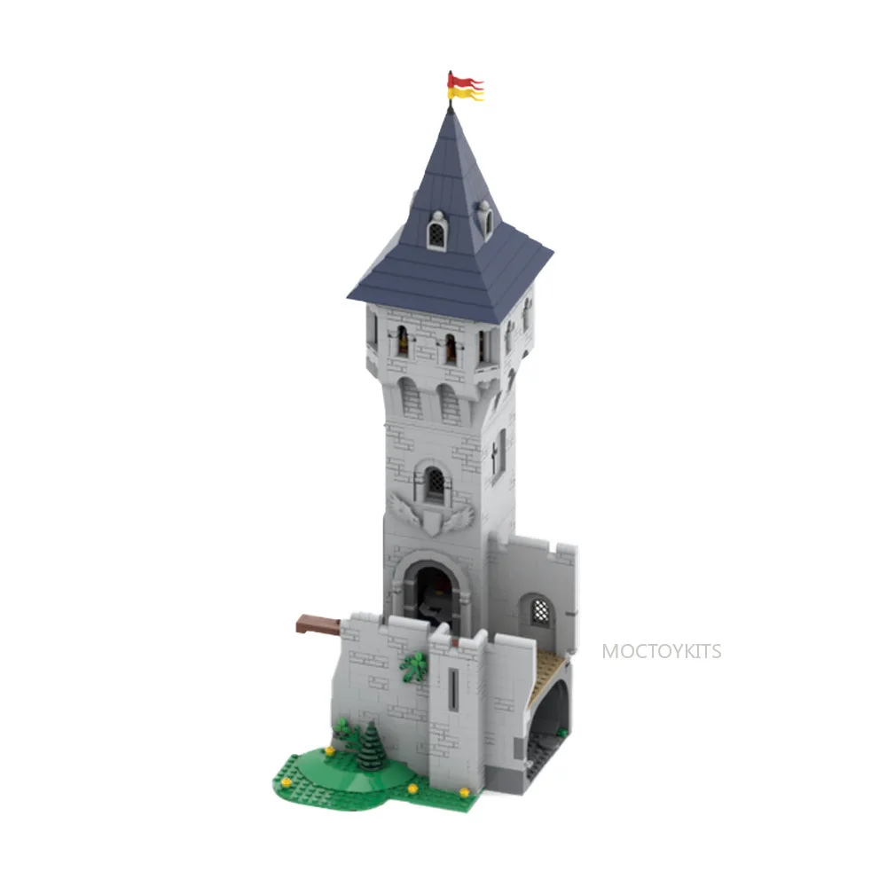 

Удлинитель модели замка Donjon для 10305 MOC, строительные блоки, сделай сам, сборка кирпичей, архитектура, развивающие рождественские игрушки, подарки, 1839 шт.
