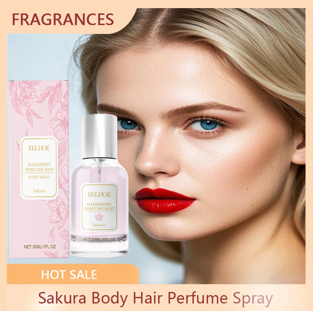 30ml Cherry Blossom Body & Hair Fragrance Spray, add fragrance to your daily routine.