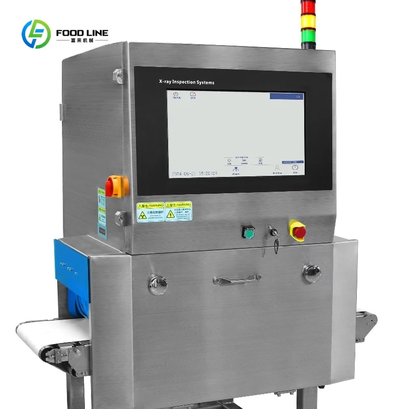 Food X Ray Inspection System for Vacuum Packed Seafood Bagged Meat Products Commercial Custom