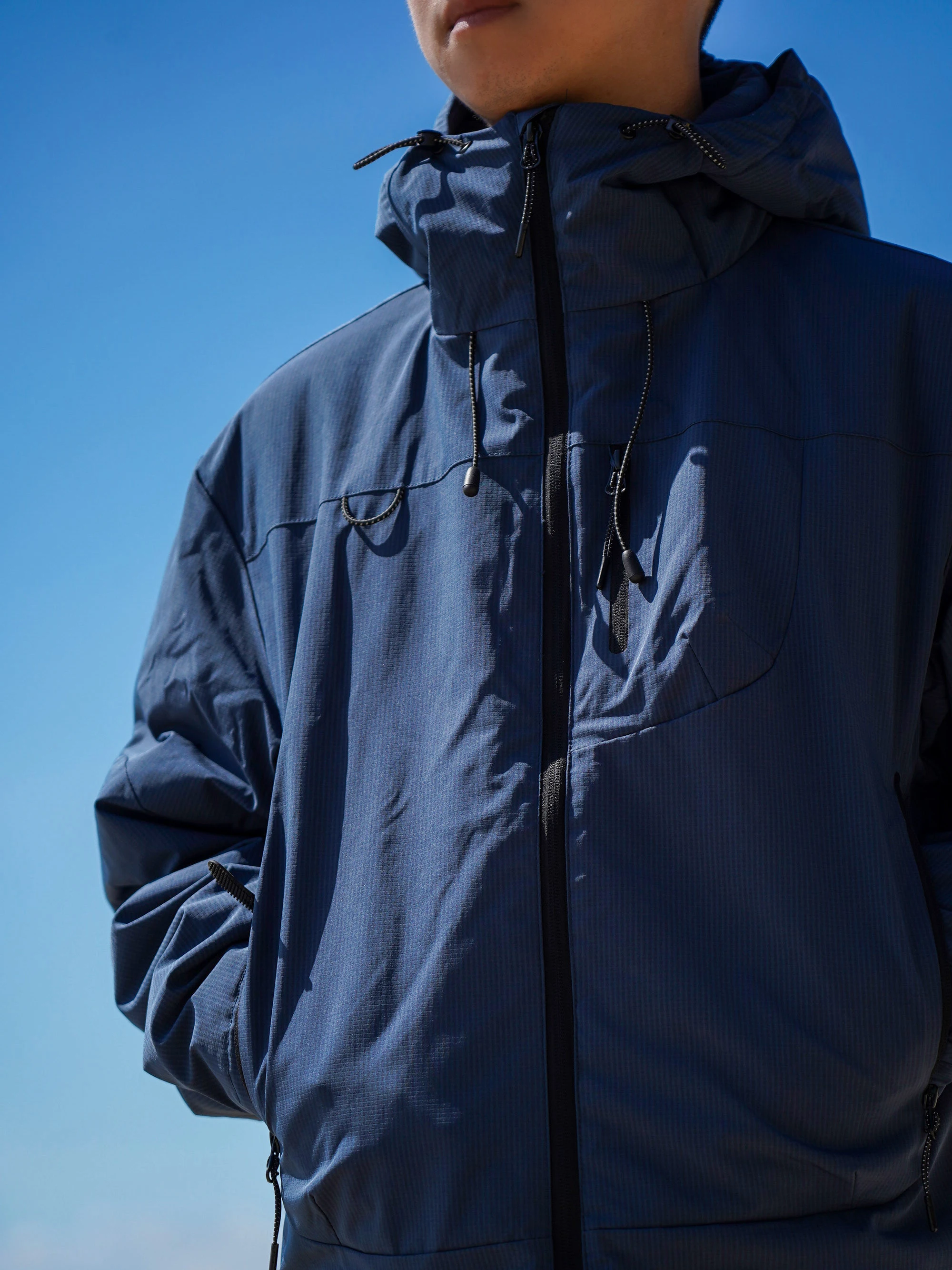 Outdoor Windproof Waterproof down Jacket Loose Fit Snow Skiing Coat for Men And Women Warm 90% down Filling Color Block Zipper