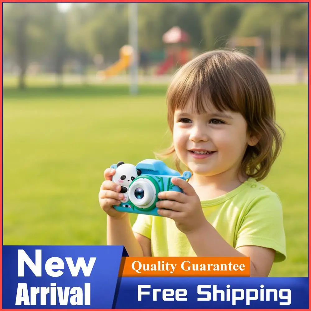 

Детская камера-игрушка с двумя объективами, цифровая видеокамера 1080P с картой памяти 32 ГБ, подарки на Рождество и день рождения для мальчиков и девочек