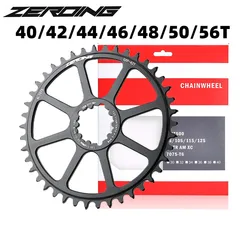 ZEROING Road Bike Chainring 40/42/44/46/48/50/56T Folding Bicycle Chain Wheel 8/9/10/11/12 Speed Gravel Chainwheel