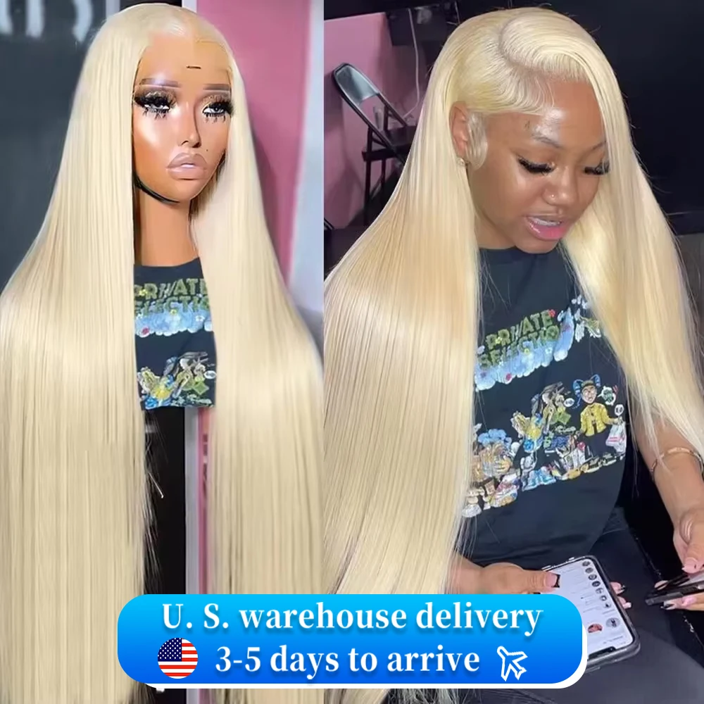 

250 Density Remy 36 46 Inch 613 Straight Hd Lace Frontal Wig 13x6 13x4 Honey Blonde Lace Front Wig 100% Colored Human Hair Wigs