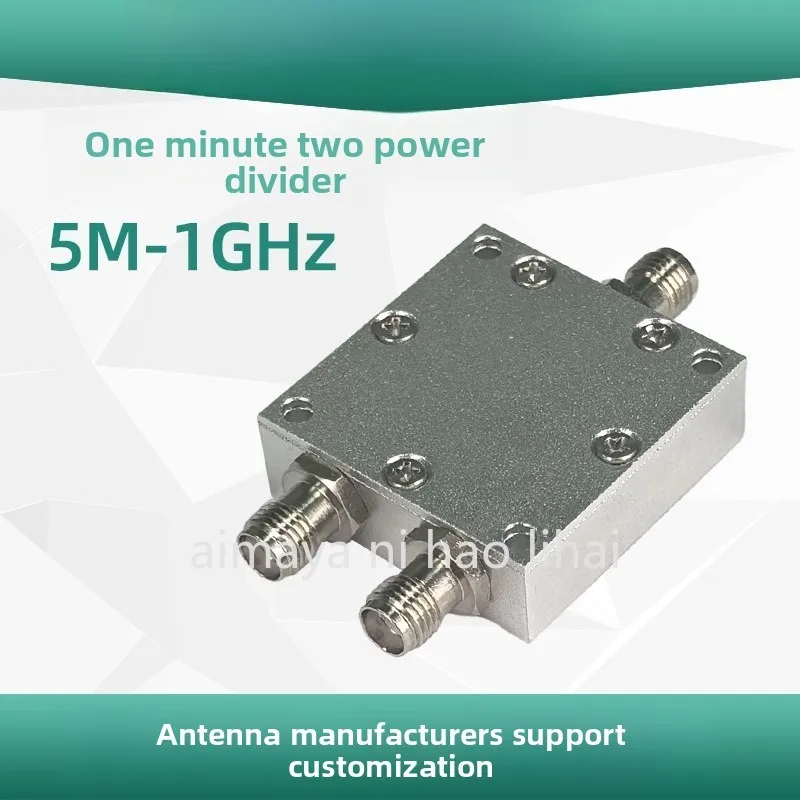 5-1000MHz 1G SMA 1/2 Microstrip Power Divider Low Loss Low Standing Wave High Isolation 400M/800M/900M Divider Combiner