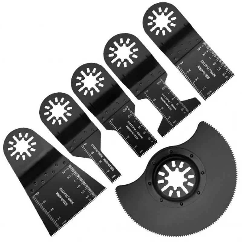 

6pcMixed multi-tool saw blade set, multi-tool oscillating saw blade tool accessories