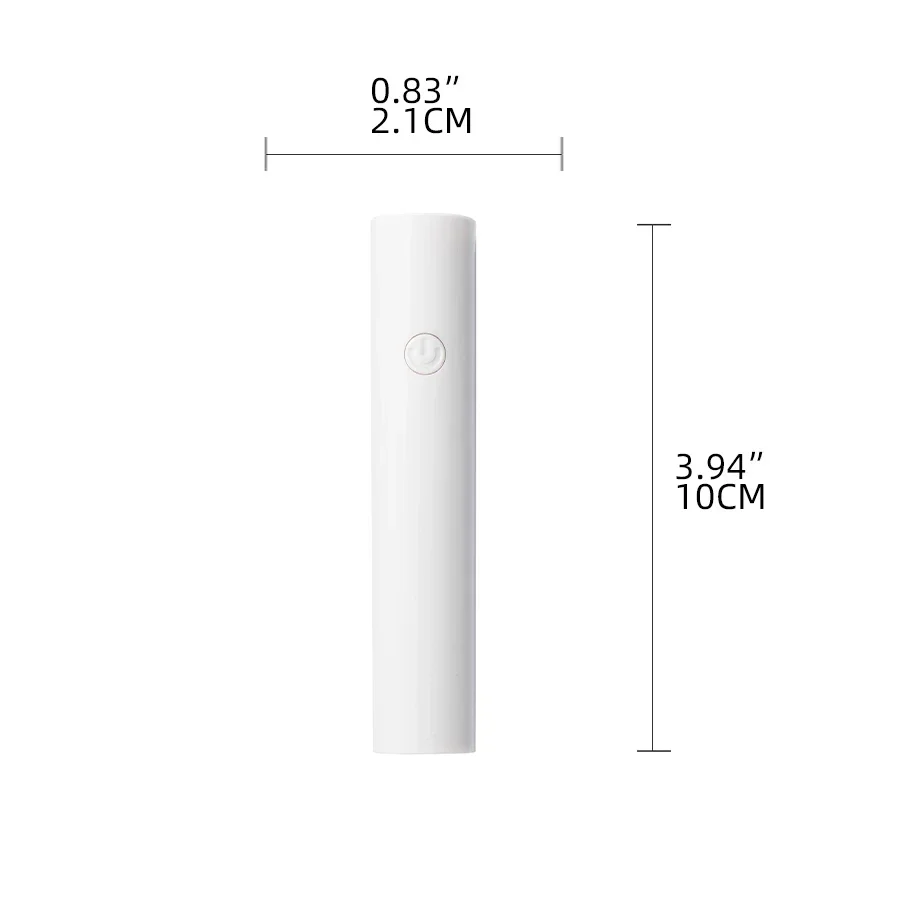 小型で便利なジェルネイルポリッシュ硬化ランプ、ワイヤレスネイルドライヤー、ミニハンドヘルドネイル強化スロットランプ