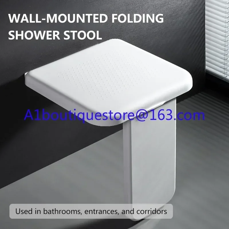 

Waterproof bathroom seat wall mount