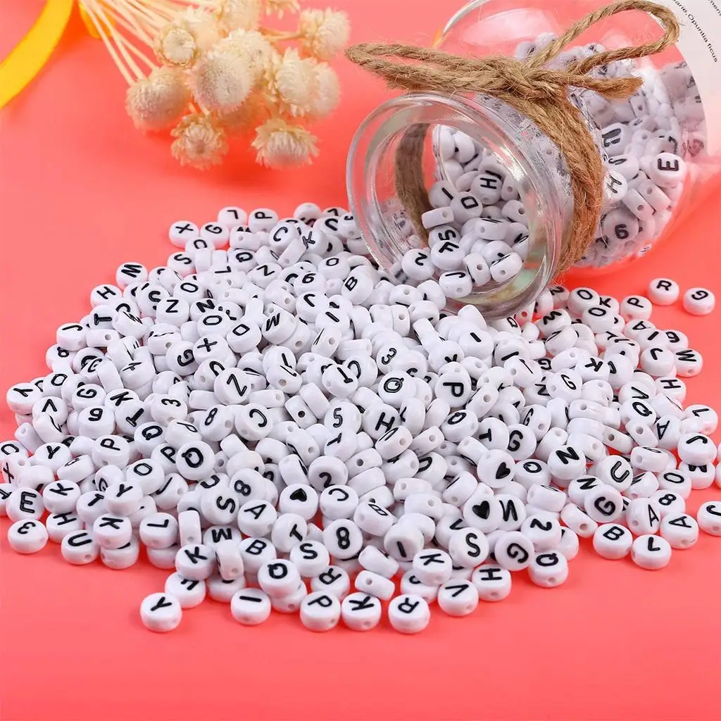 Bead Assortment Kit 7226pcs Glass Seed Beads 3mm with Letters Charms and Jewelry Tools for DIY Bracelet Necklace Making Craft