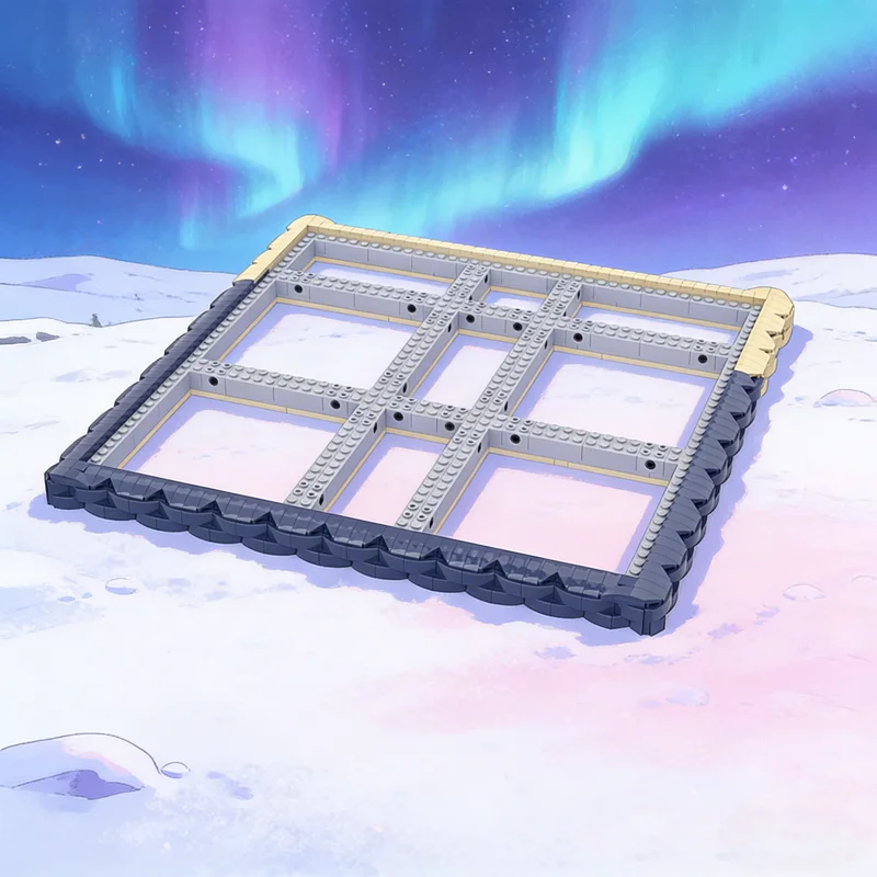 

832pcs MOC Age Empires Base Docks Games Model Building blocks Construction Christmas gifts DIY toy idea Education Brick Kids