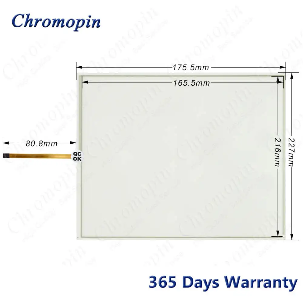 Panel de pantalla táctil CP450T 1SBP260188R1001, digitalizador de cristal para CP450T-ETH 1SBP260189R1001, pantalla táctil con superposición