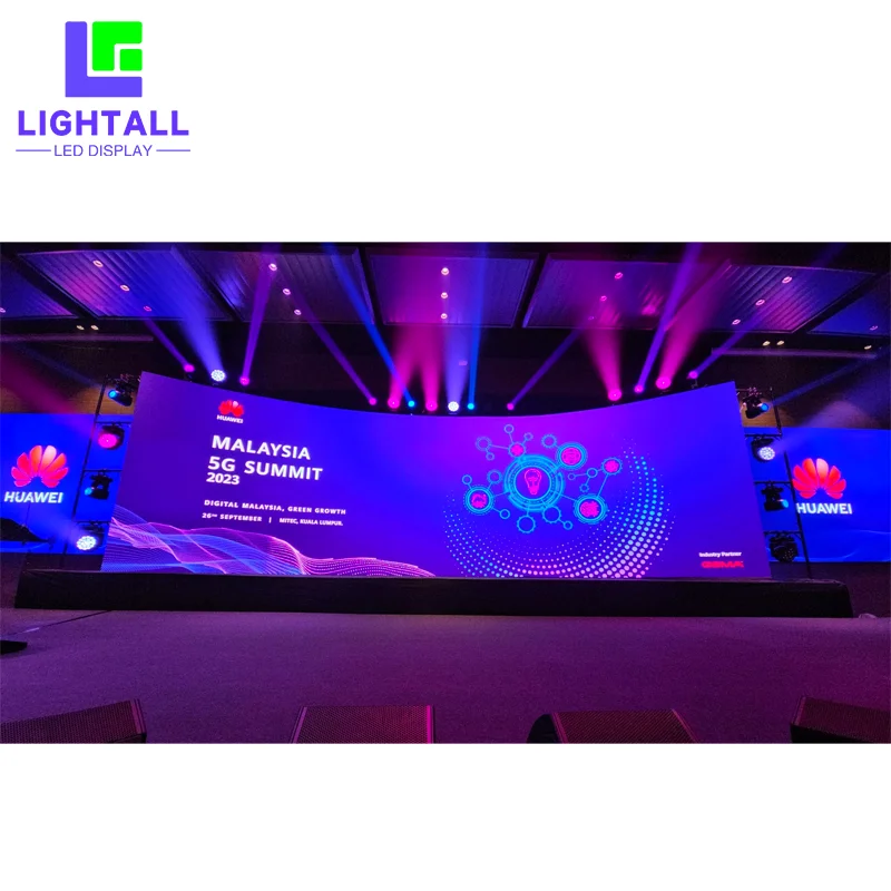 Outdoor Event Stage Background P3.91 LED Display 4x3m Screen Full  Set