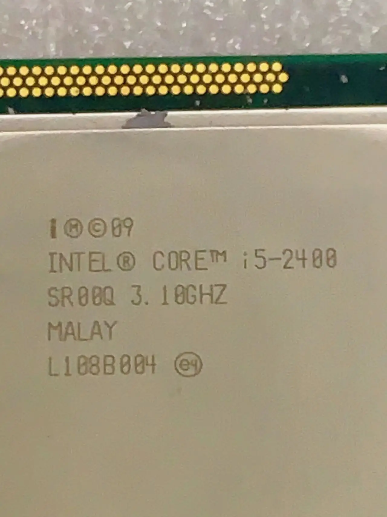 Used Core i5-2400  3.1 GHz SR00Q Quad-Core Quad-Thread CPU Processor 6M 95W LGA 1155