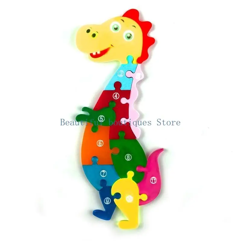 

U4LF Epoxy Resin Molds Puzzle Silicone Casting Molds Unique Tyrannosaurus Puzzle Silicone Molds for DIY Puzzle Games Making