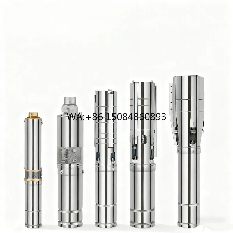 

Three Phase Deep Well Solar Water Pump 10HP Stainless Steel High Pressure AC DC Agricultural Irrigation Pump