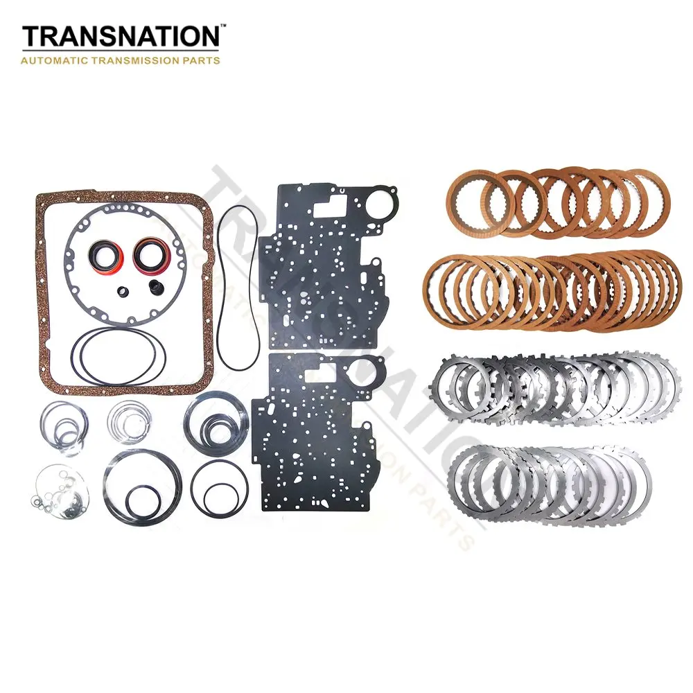 Transnation 4L60E 4L60-E Automatic Transmission Rebuild Kit Overhaul Seal Gasket With Clutch Plate For BMW Cadillac B057800B