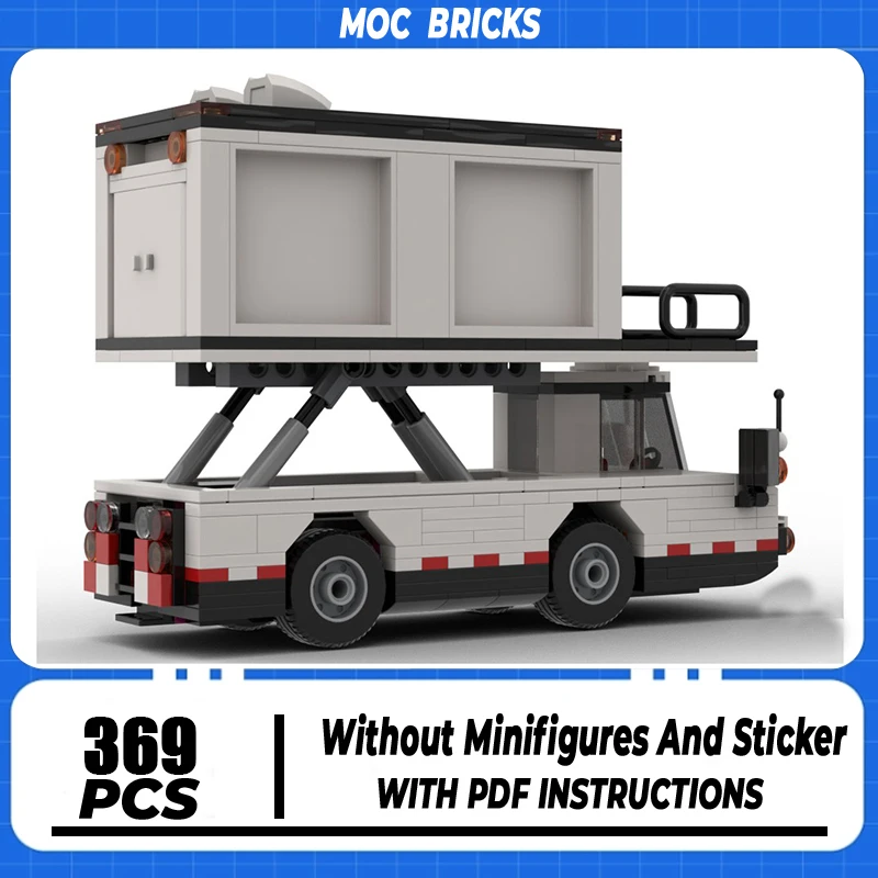 

Urban Car Model Moc Building Bricks Ground Catering Vehicle Model Technology Modular Blocks Gifts Christmas Toys DIY Assembly