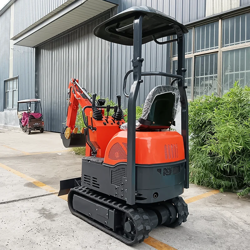 Customized Multi functional 1-ton Kubota Small Excavator Home Garden Excavator Engine Core Components Small Crawler Excavator