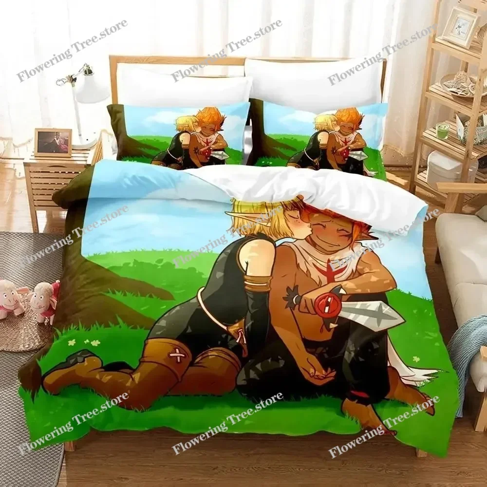 

New Wakfu Bedding Set Single Twin Full Queen King Size Bed Set Adult Boys Bedroom Duvet Cover Sets Wakfu 3D Print Bed Sheet Set