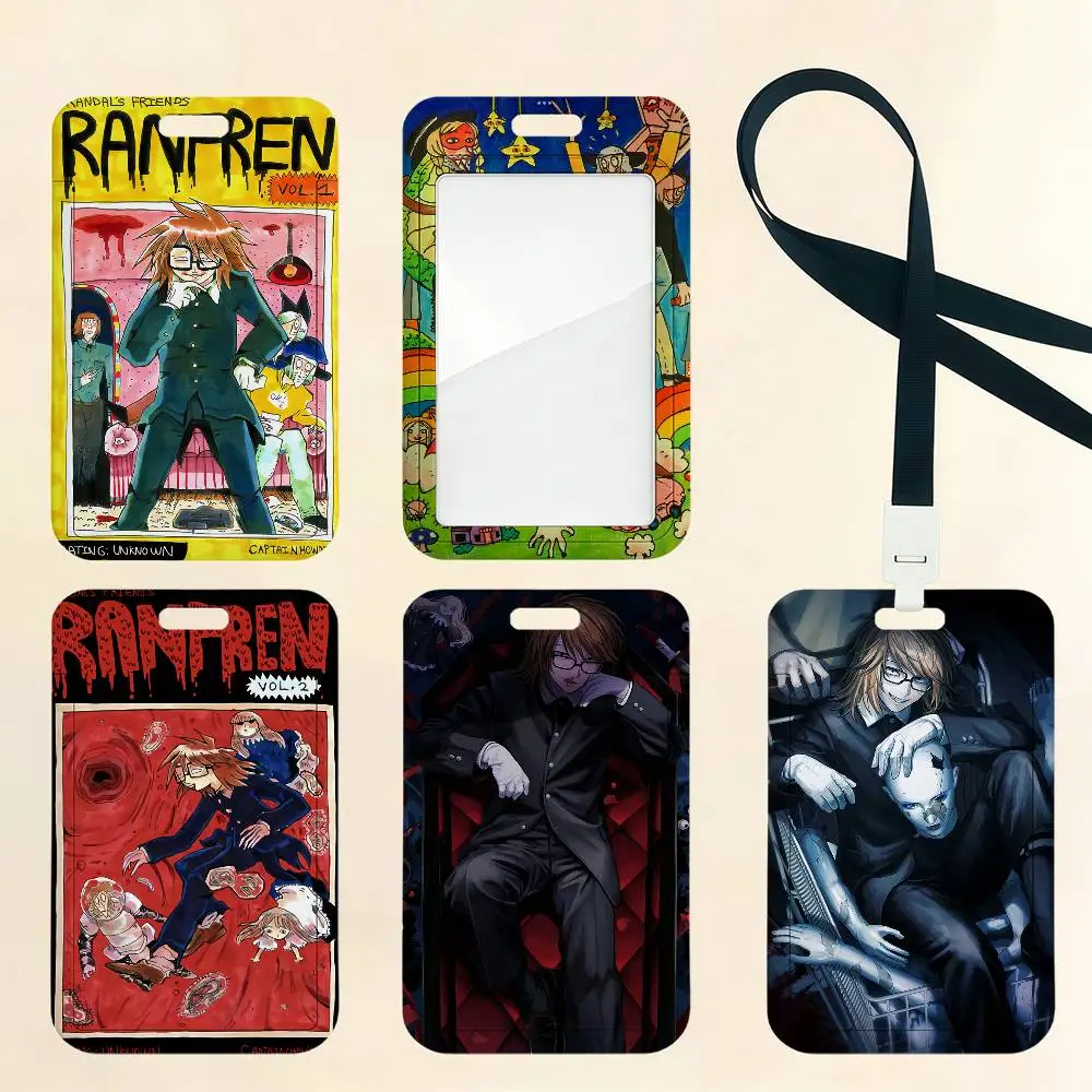 

Manga R-Randal L-Lvory Card Holder Cardcase Bank Credit Student ID Subway Work Permit Badge Holder Door Card