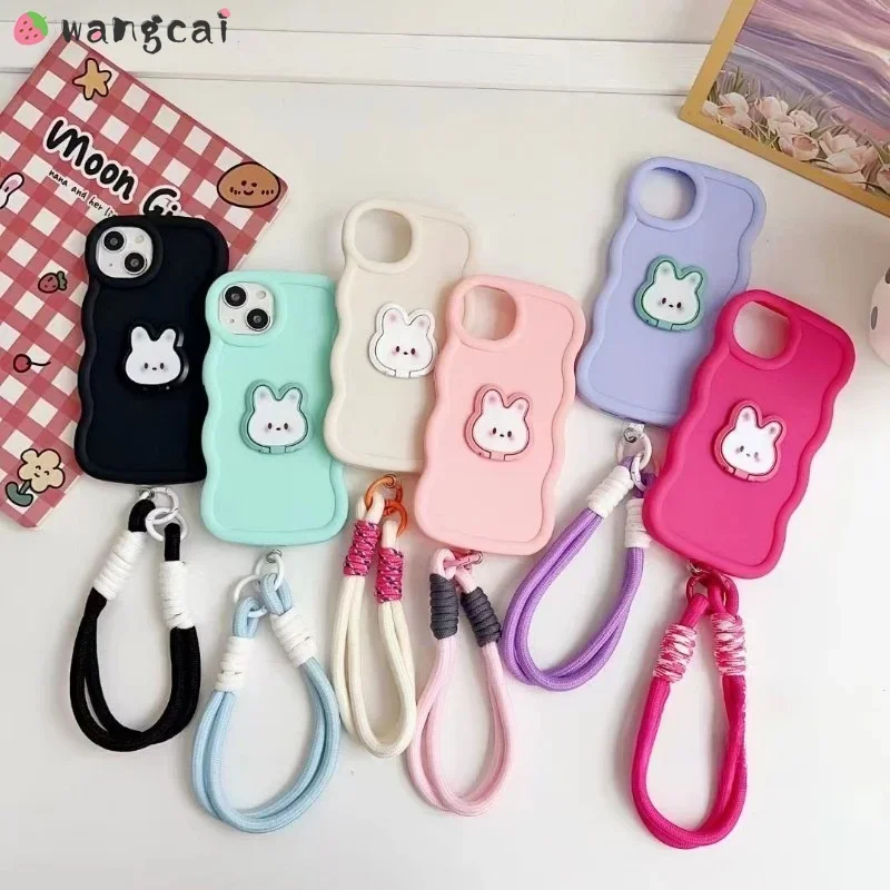 جراب هاتف أرنب مع حامل للجسم ، لطيف ، حامل ، Y100 ، Y200E ، V30E ، V30 ، V29E ، Y200 ، X80 ، V30 لايت ، V29 ، V27 Pro ، V27E ، V25 ، v25E ، T2 #2