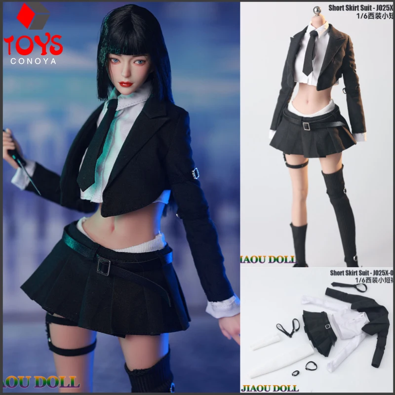 

JO25X-06 Масштаб 1/6 Idol укороченный топ, короткий блейзер, короткая юбка, костюм, модель одежды, подходит для 12-дюймовой женской фигурки солдата, тело куклы