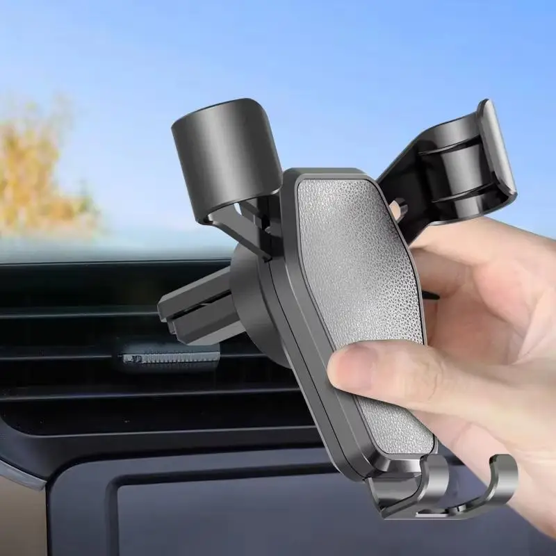 1Pcs Automatic Multifunctional Universal Stable Anti-Slip Secure GPS Phone Holder Auto Gravity Car Air Vent Phone Mount