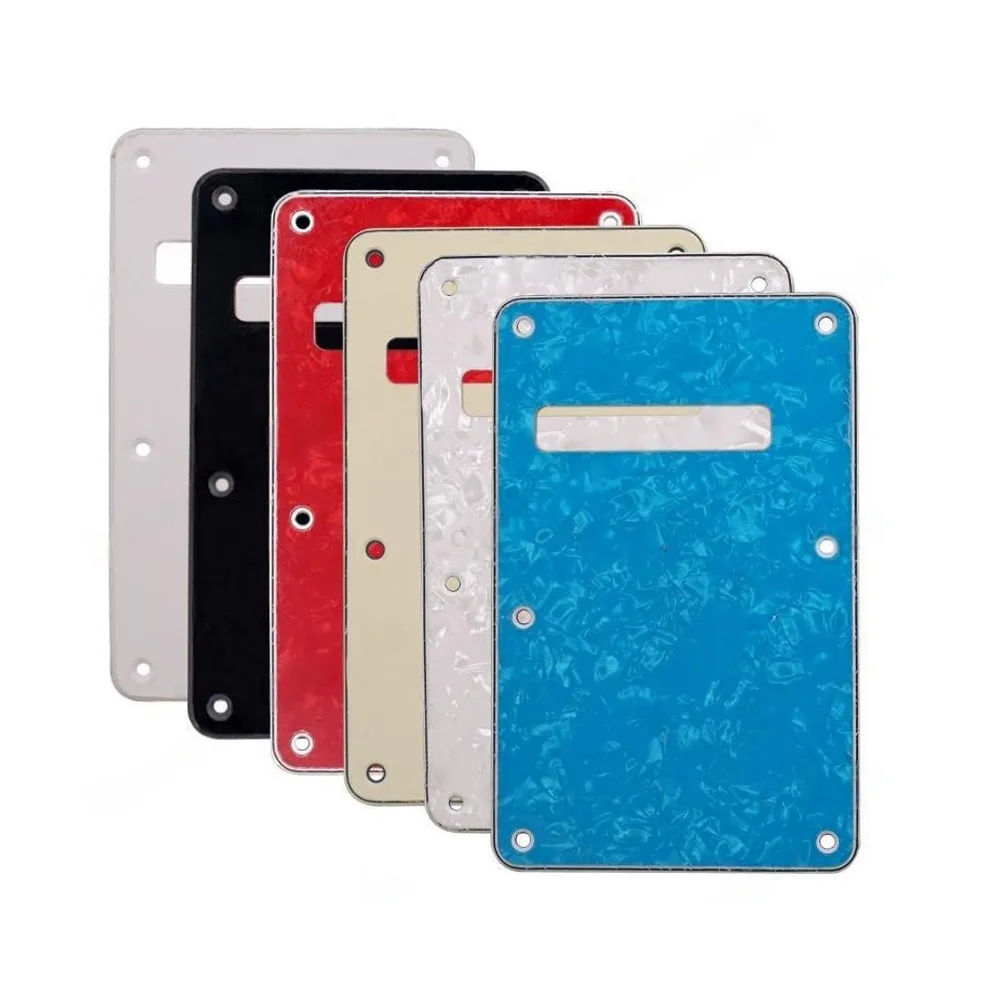 

Electric Guitar/Bass Back Cover 146x93mm Rear Panel for Wiring Cavity & Spring Compartment, Replacement Tremolo Cavity Backplate