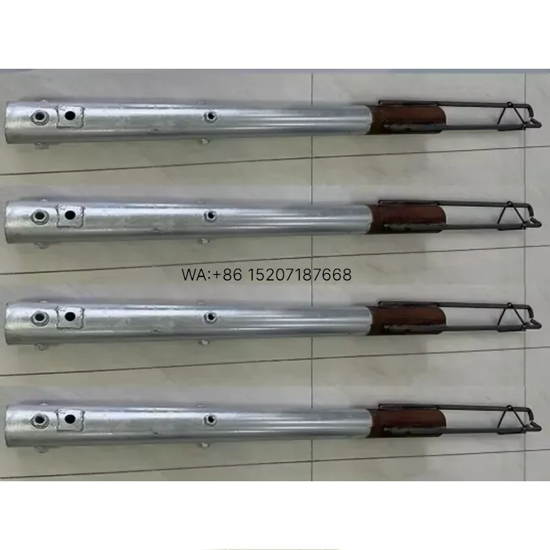 Wmwmnu for High Quality 1800mm Aluminum Ground Screw Pile Galvanized Steel Material for Pile Mount Solar Structure System