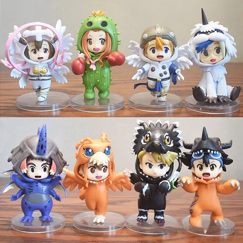 디지몬 어드벤처 인형 수제 블라인드 박스 두 번째 세트 인형 장식 모델 선물 세트 블라인드 박스 서프라이즈