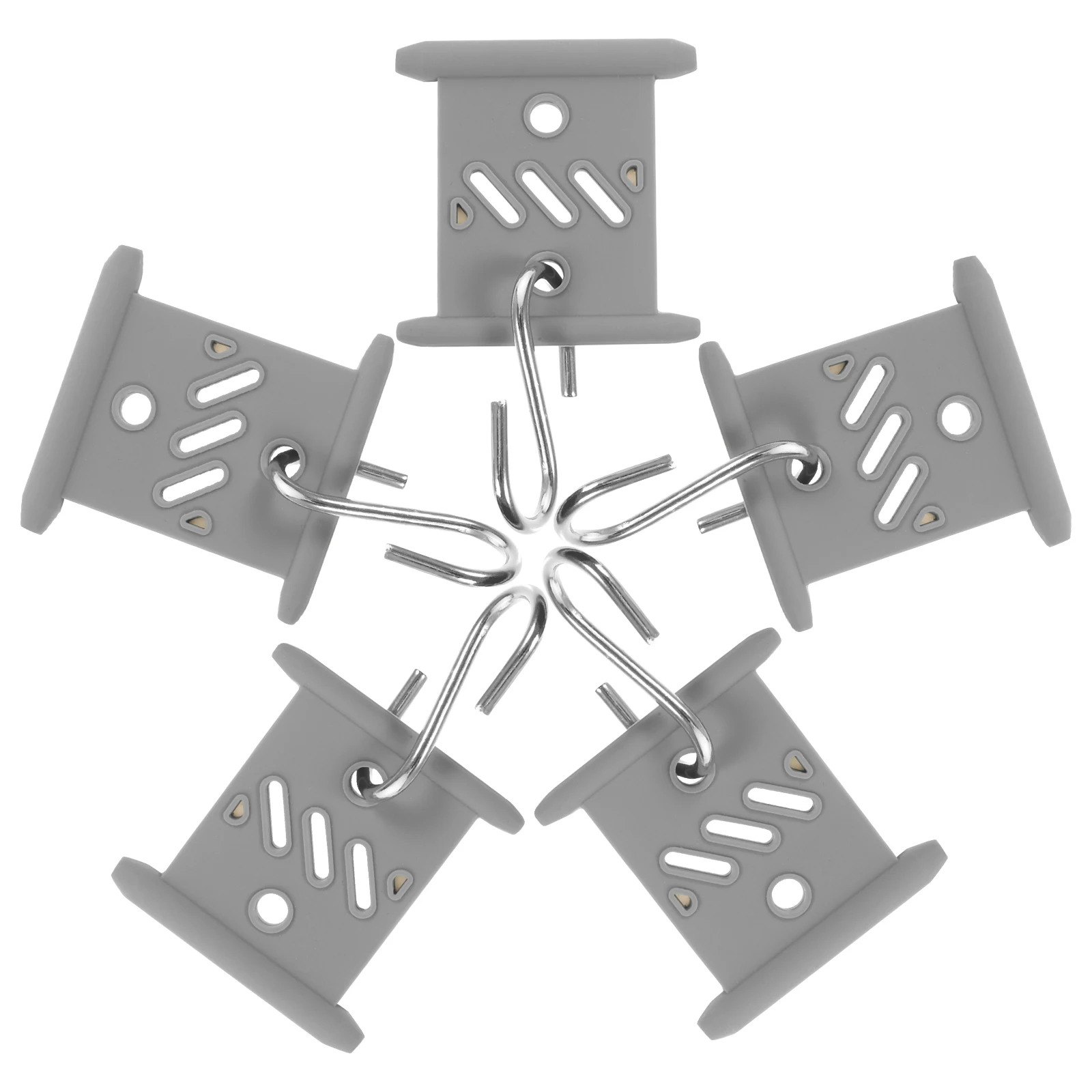 

5pcs Awning Hooks Rv Accessory Hanger Clothes Camper Van Hanging Rubber Durable Shape Suitable All Rvs Storage