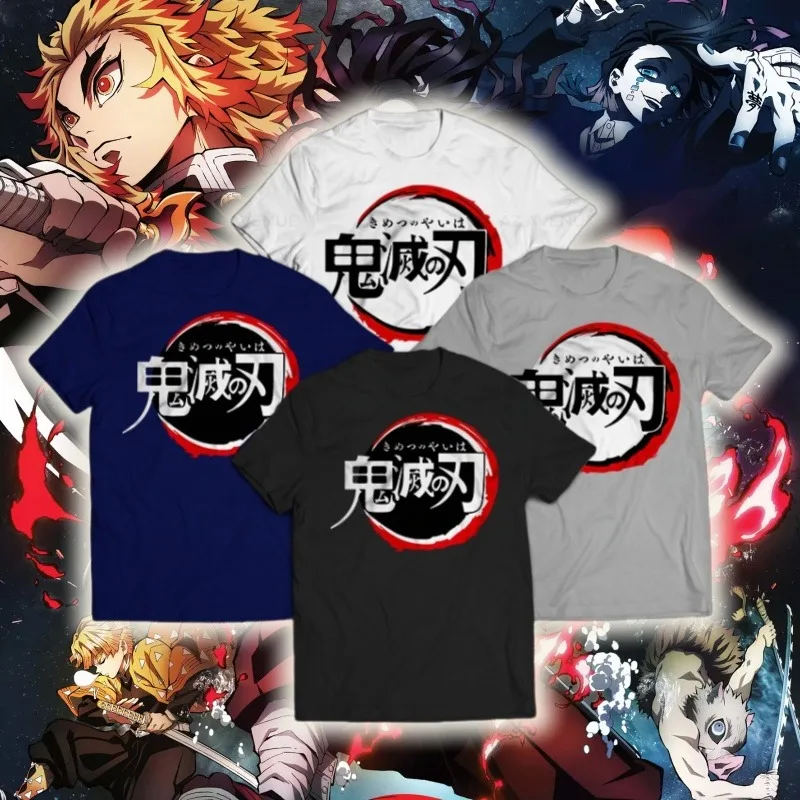

Demon Slayer Anime Kimetsu No Yaiba Tanjiro Kamado T-shirt Short Sleeve Men's and Women's Summer Quick Drying Breathable Top