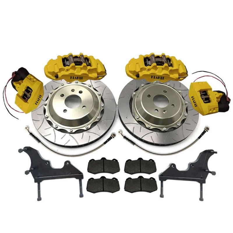 KLAKLE 4 Piston Dragon Racing 8560 Rear Dual Caliper Kit for Toyota Alphard 2020