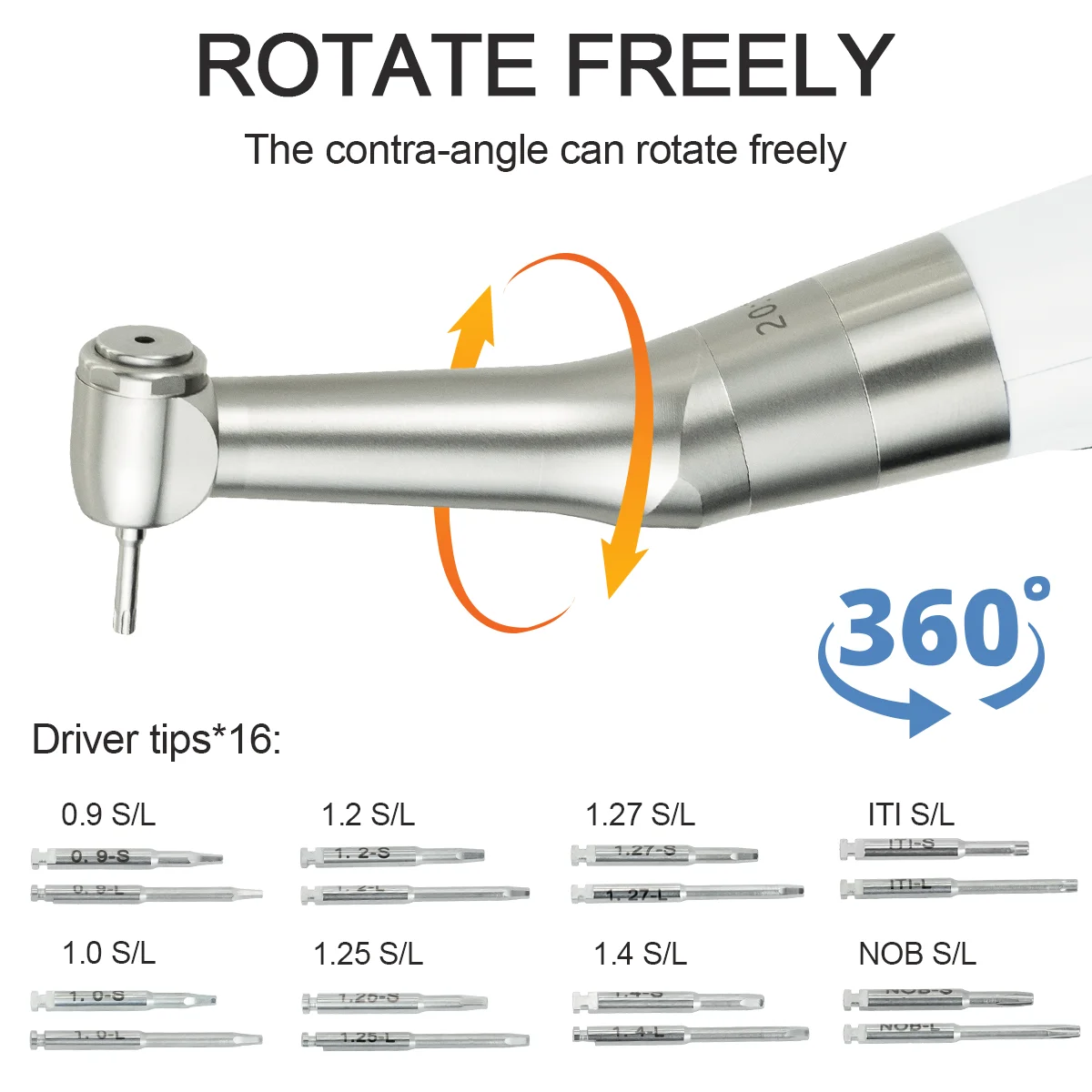 Стоматологический электрический беспроводной динамометрический ключ, универсальный динамометрический ключ для имплантатов, обновленный до 50 Н см и 50 об/мин, стоматологическое оральное оборудование Стоматологический электрический беспроводной динамометрический ключ, универсальный динамометрический ключ для имплантатов, обновленный до 50 Н см и 50 об/мин, стоматологическое оральное оборудование