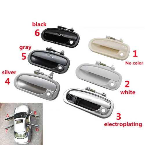 Manija externa de puerta de coche de buena calidad para Geely CK