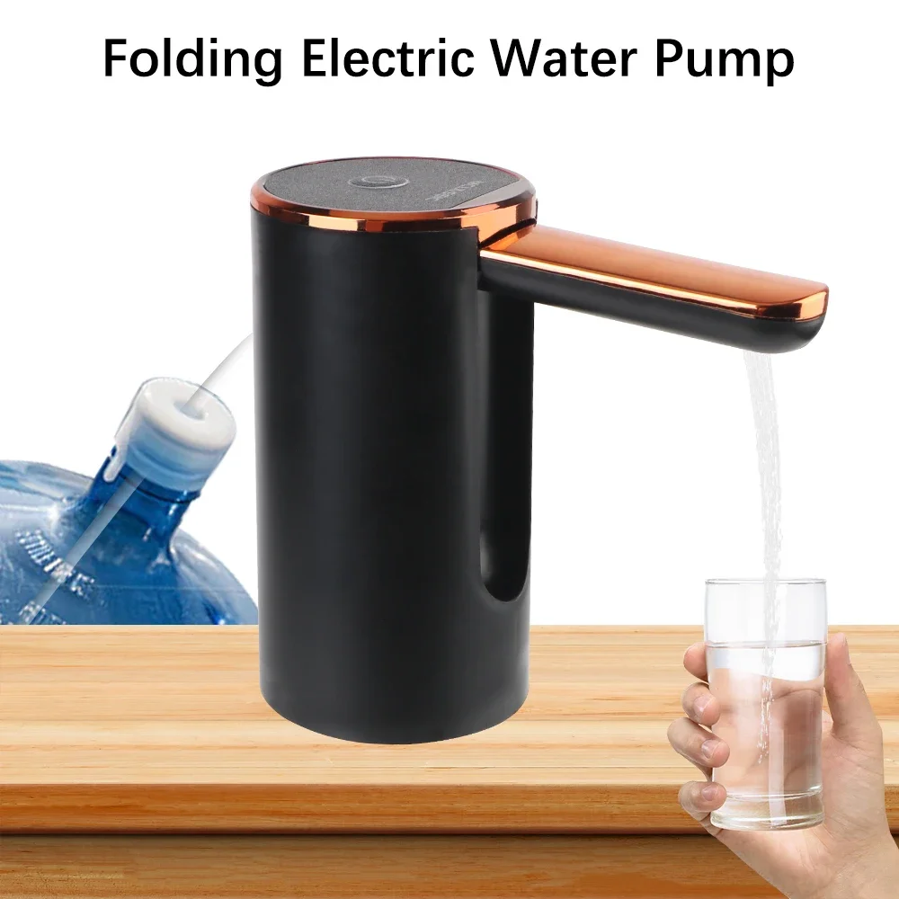 

Portable Folding USB Rechargeable Small Automatic Dispenser Barreled Pumping Device Wireless Pump