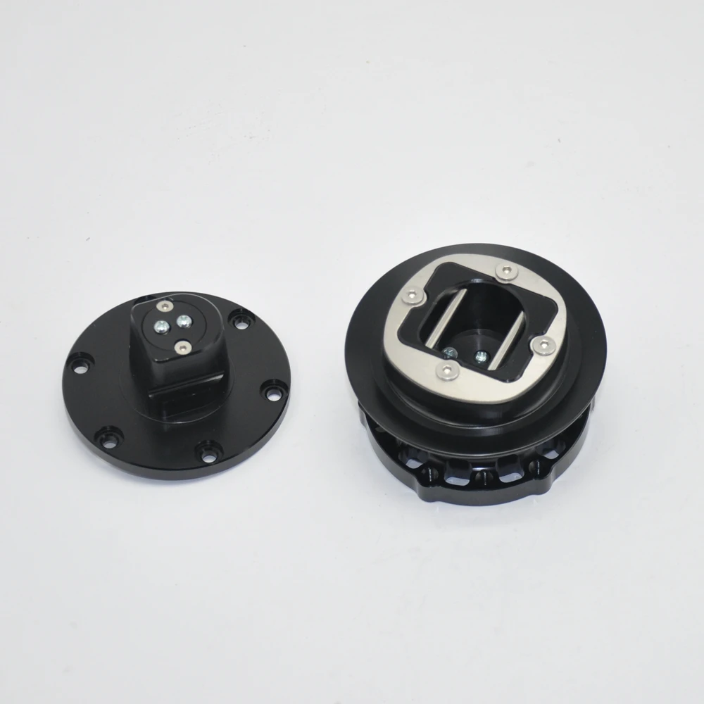 Novo anti-agitação volante snap fora de liberação rápida hub adaptador chefe kit universal preto