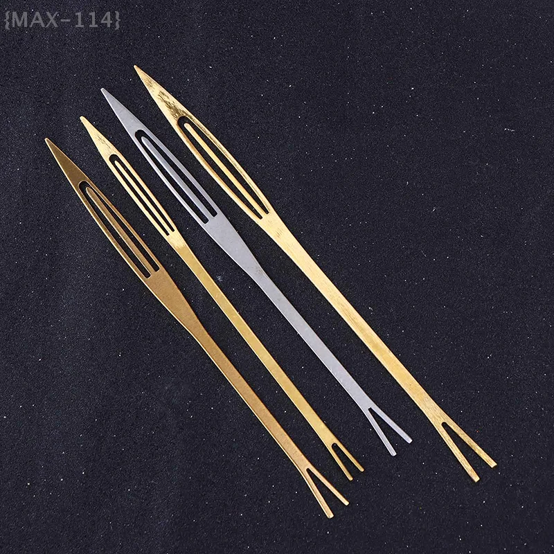 {MAX-114} 2 Pcs Fishing Netting Needle, Repair Net Line Mending Weaving Shuttle Rustproof Nets Accessories