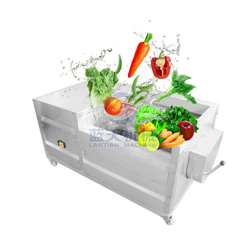 Commercial Industrial Fresh Ginger Washing And Peeling Machine Vegetable Washer Shell Fish Carrot Dates Potato Cleaning Machine