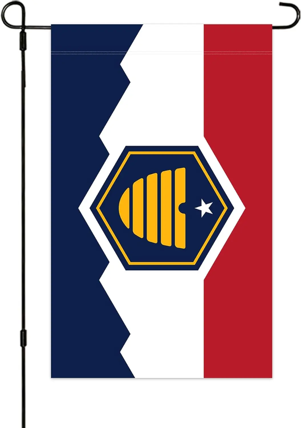 Utah Flag 12x18 Inch Double Sided Utah State Flags with Vivid Color for Indoor and Outdoor, Utah Flags for Lawn House Yard D zzo