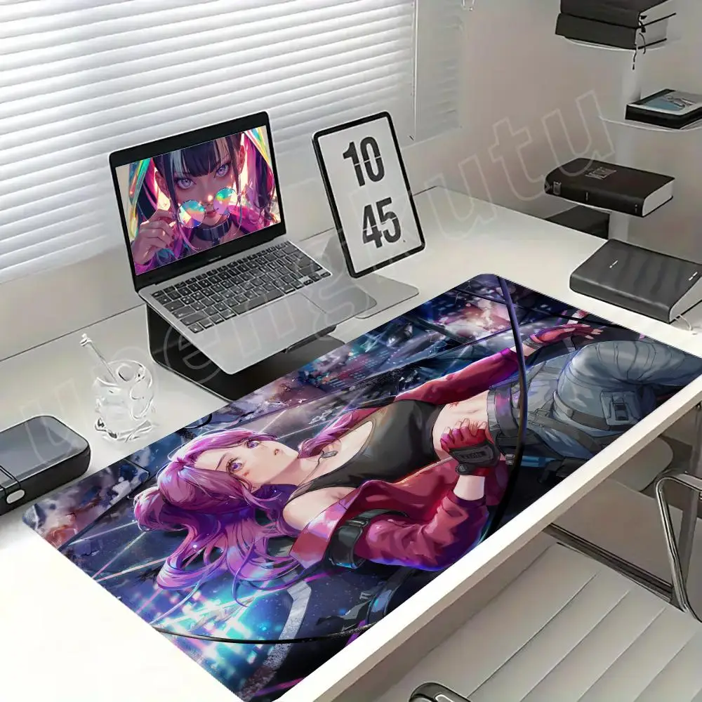 Japanese Anime Girl Mouse Pads Gaming Mousepad Gamer Mouse Mat Keyboard Mats Desk Pad Mousepads XXL 90x40cm For Computer
