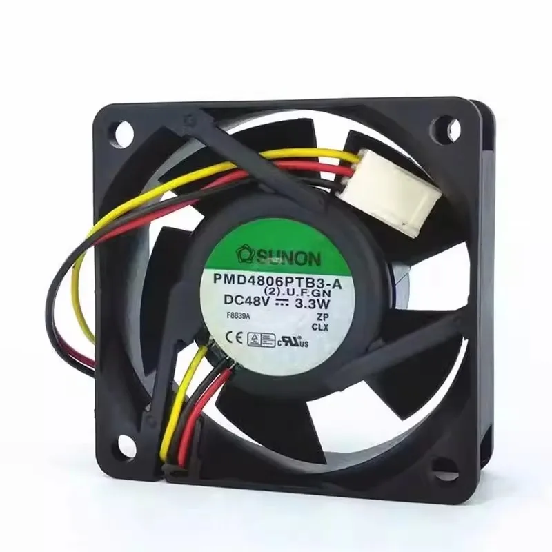 

Original PMD4806PTB3-A 60 * 60 * 25MM 48V 3.3W 6CM frequency converter cooling fan