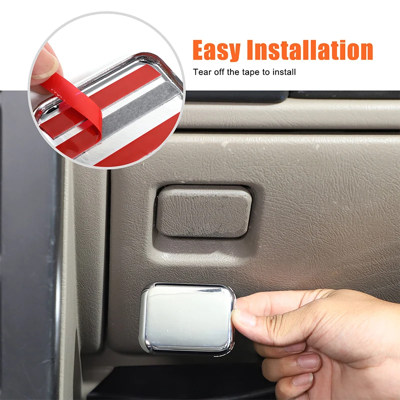 

Для Hummer H2 2003-2007 ABS автомобильный второй пилот перчаточный ящик кнопка переключения декоративная наклейка автомобильные аксессуары