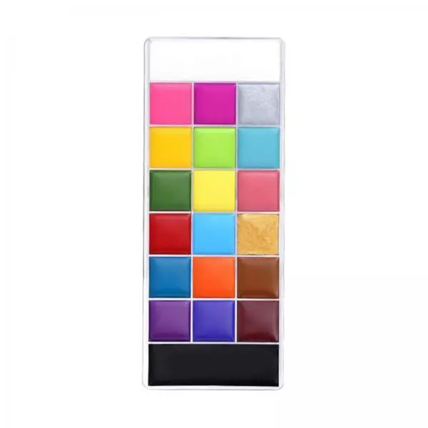 Face Paint Oil Based 20 Colors Hypoallergenic Kit for Kids Professional Body Painting Set Halloween Cosplay Makeup