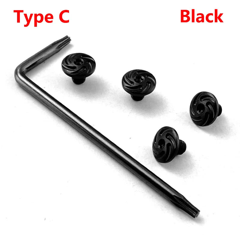 1 Set Custom Stainless Steel Grip Handle Guard Screws With Key Wrench for Wilt M1 1911 DIY Making Replace Accessories Parts