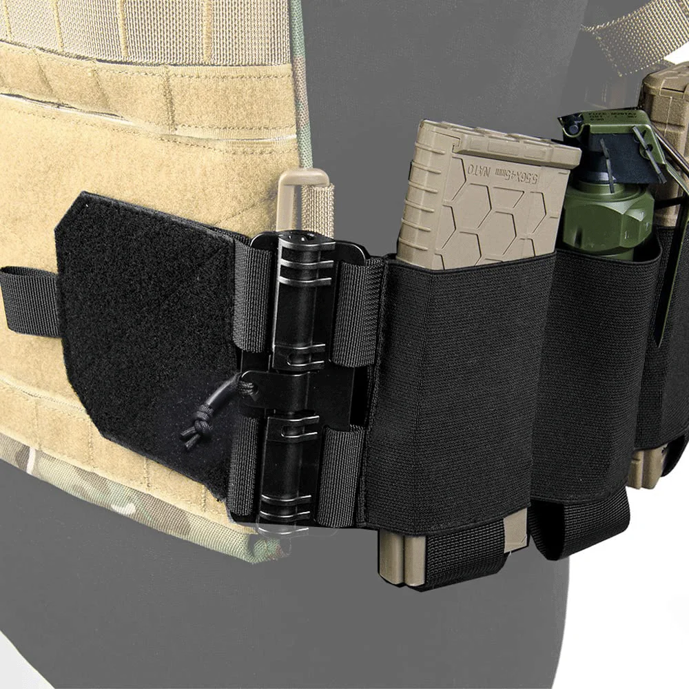 التكتيكية Cummerbund غطاء الخصر FCSK سترة الإفراج السريع غطاء العالمي لوحة الناقل مرونة تحويل سترة والعتاد الملحقات #6