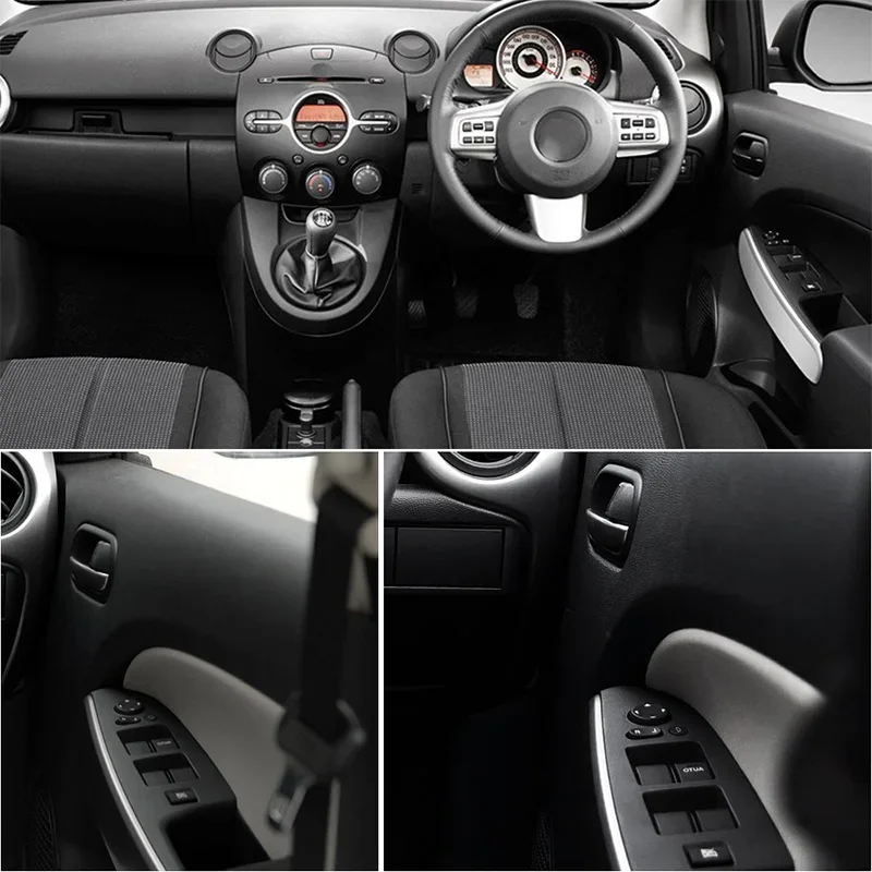 D652-66-350A RHD Power Window Control Switch Button Electric Fold For Mazda 2 DE Demio 2008-2014 DF82-66-350 Right Hand Drive