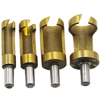 Hole Opener Bit Drill Bits 4Pcs 6-16mm 6.35mm Shank Cylinder Type Drilling For Wood Plastic Power Tools Rubber