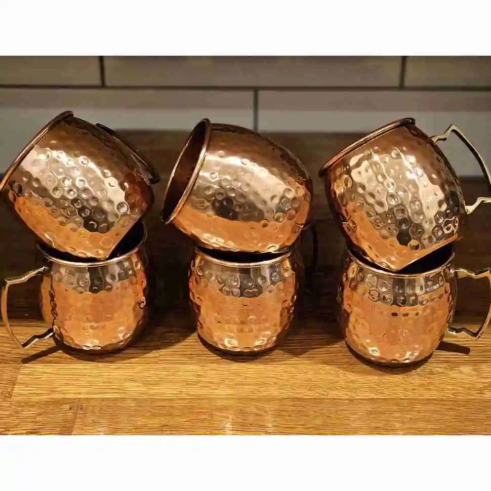 

Ceramic mug Custom manufacturer India Copper Mule mug with high quality lead free simplicity