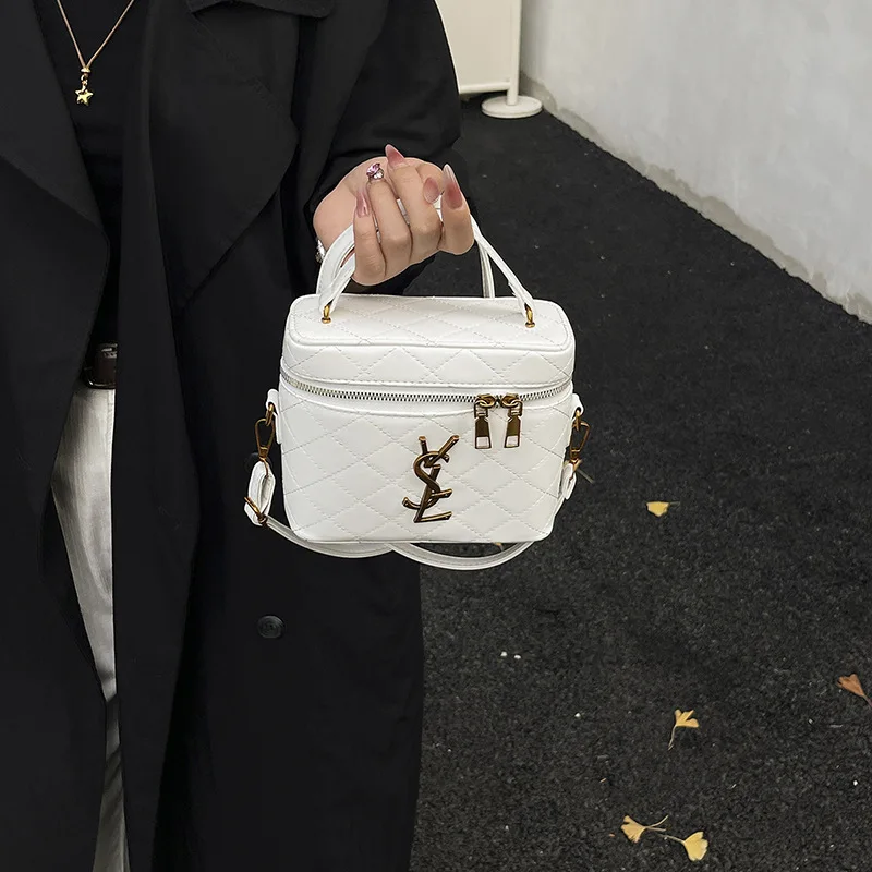 حقيبة مربعة صغيرة أنيقة جديدة للنساء حقيبة كتف متعددة الاستخدامات مع مقبض علوي، محفظة كروس بسيطة للاستخدام اليومي #2